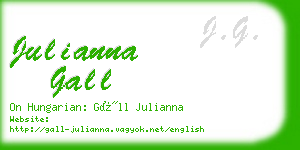 julianna gall business card